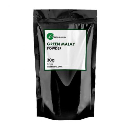 30g Green Malay Kratom Powder - 1.06oz