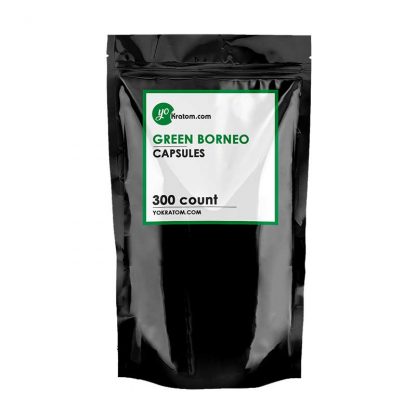 300ct Green Borneo Kratom Capsules