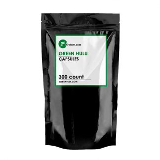 300ct Green Hulu Kratom Capsules